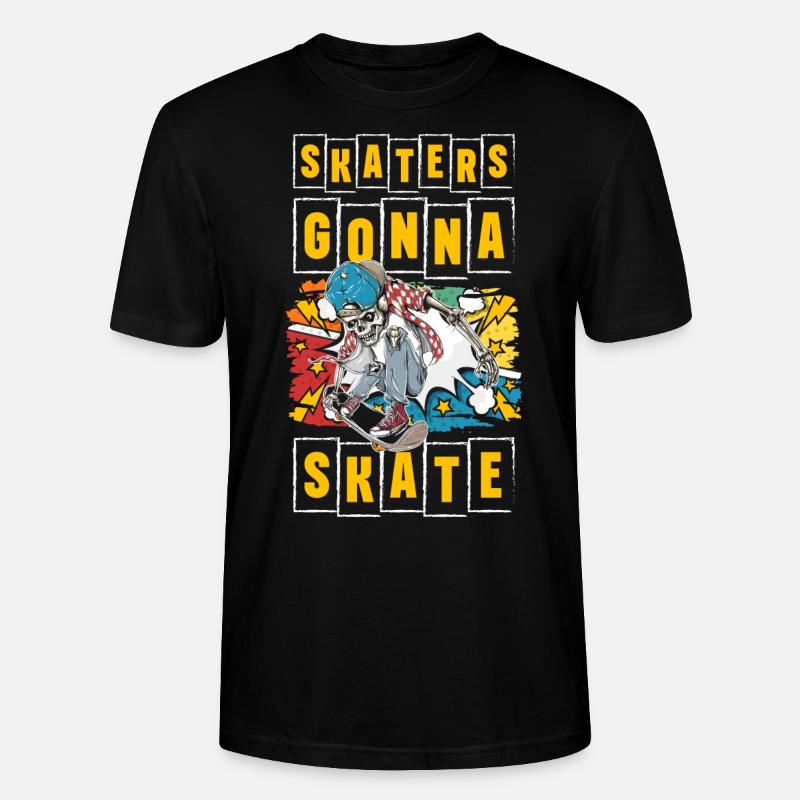 Comic Design Cartoon Fanboy - Stanley/Stella Unisex Bio-T-Shirt CRAFTER - Schwarz