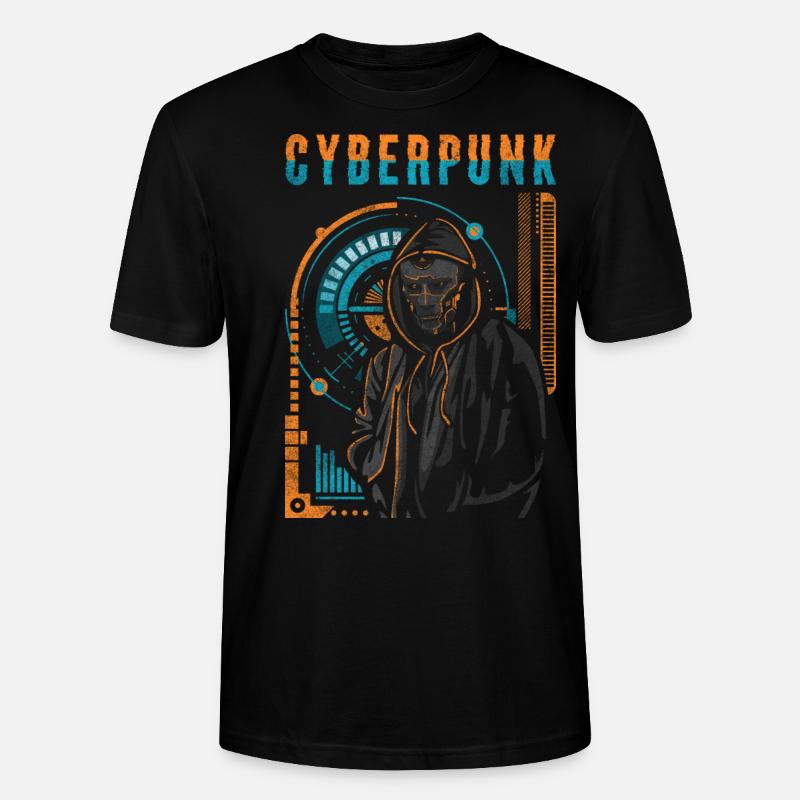 Cyborg Steampunk Tech - T-shirt bio CRAFTER Stanley Stella Unisexe - noir