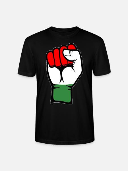 Ungarn Flagge Faust - Stanley/Stella Unisex Bio-T-Shirt CRAFTER - Schwarz