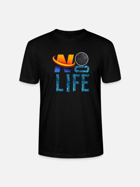 NO BOWLING NO LIFE - Stanley/Stella CRAFTER Unisex Organic T-Shirt - black