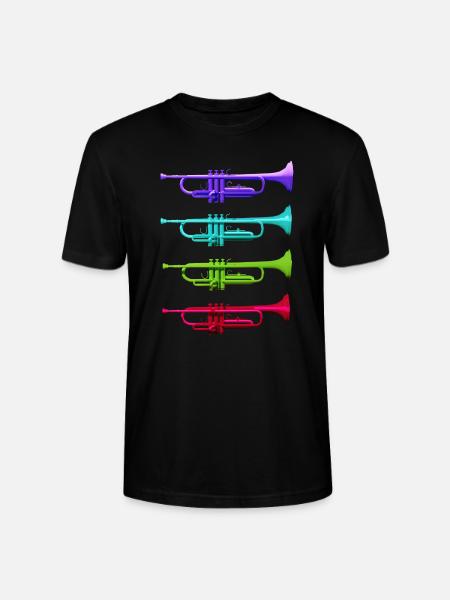Trompettes - T-shirt bio CRAFTER Stanley Stella Unisexe - noir
