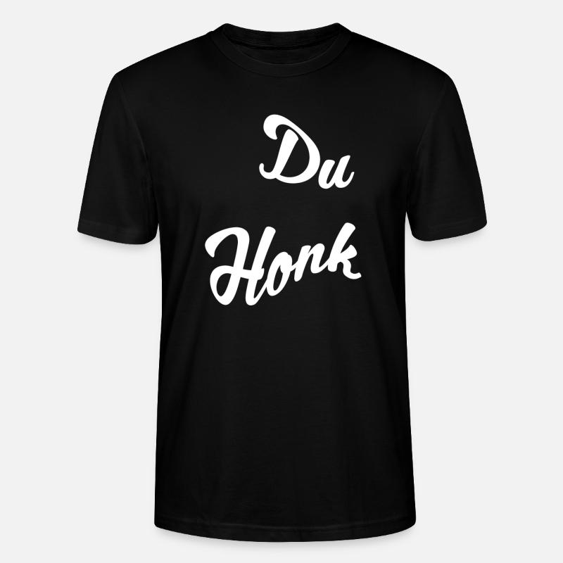 Du Honk - Stanley/Stella Unisex Bio-T-Shirt CRAFTER - Schwarz