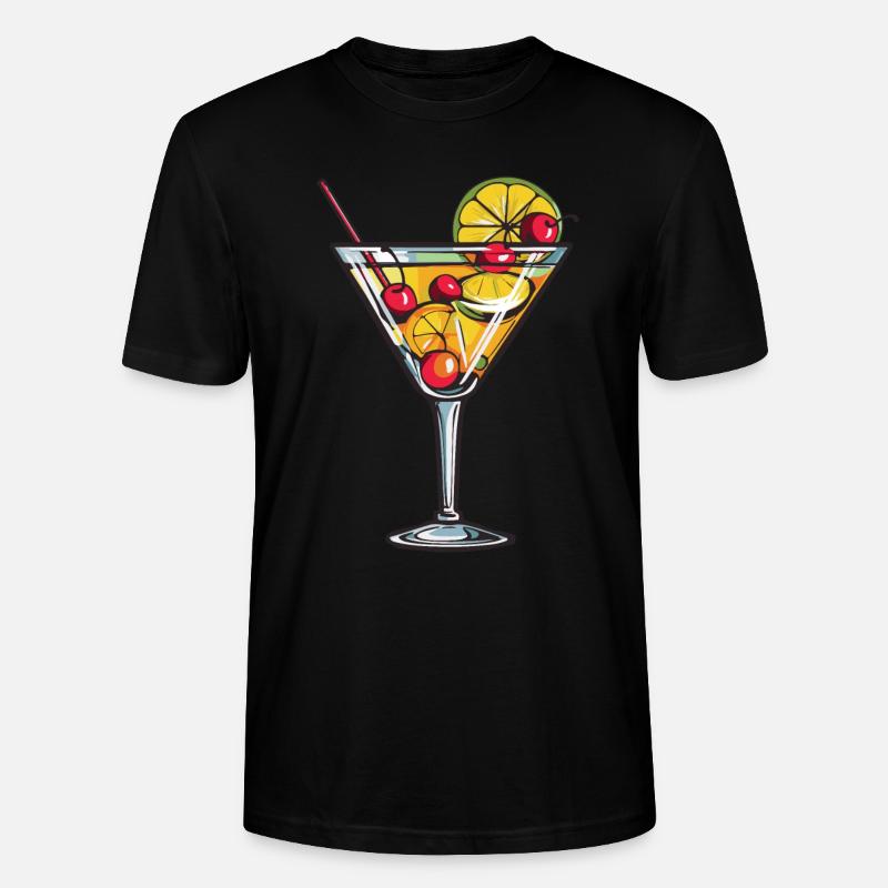 Limonade Drink - Stanley/Stella Unisex Bio-T-Shirt CRAFTER - Schwarz