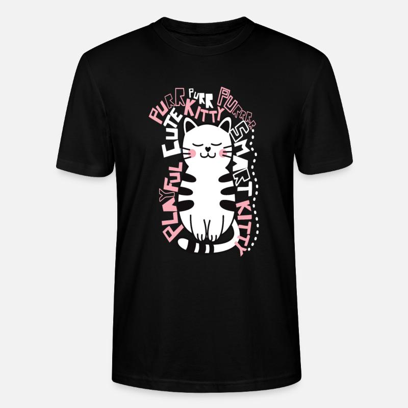 kitty katze - Stanley/Stella Unisex Bio-T-Shirt CRAFTER - Schwarz