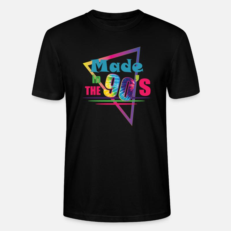 1990iger Sprüche 90s Geschenksidee - Stanley/Stella Unisex Bio-T-Shirt CRAFTER - Schwarz