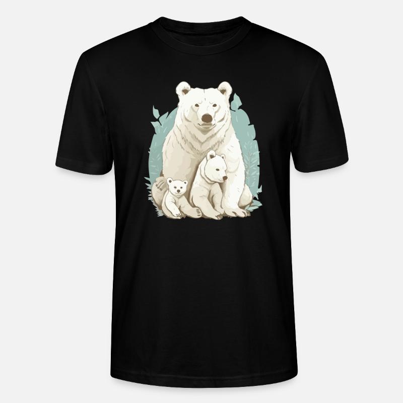 Mama Bär - Stanley/Stella Unisex Bio-T-Shirt CRAFTER - Schwarz