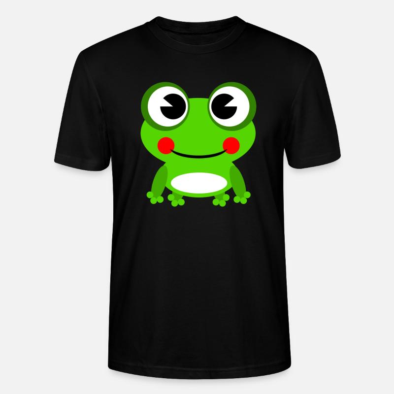 Frosch - Stanley/Stella Unisex Bio-T-Shirt CRAFTER - Schwarz