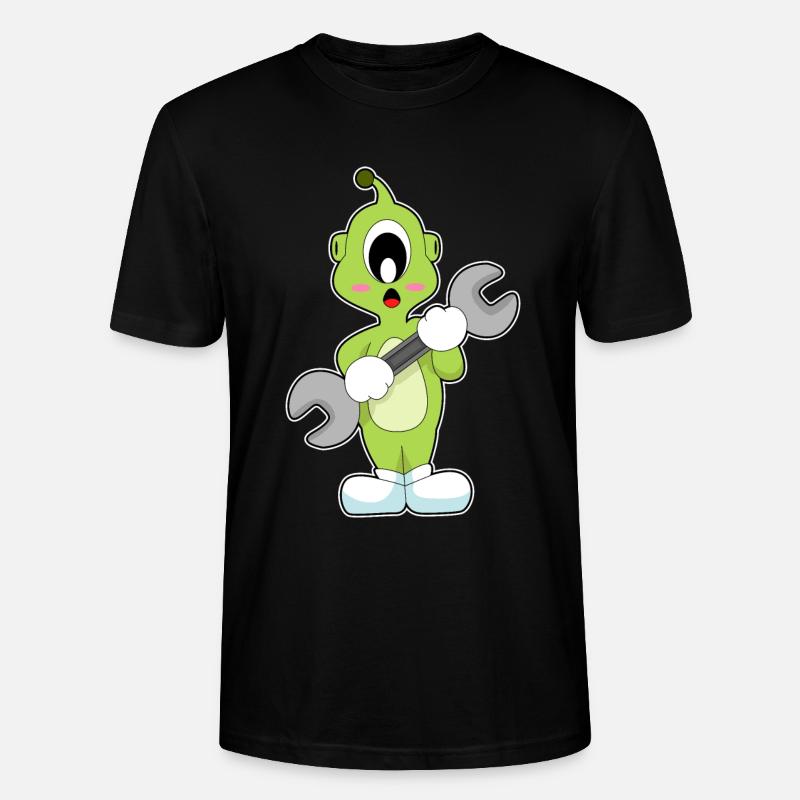 Clé d’artisan extraterrestre - T-shirt bio CRAFTER Stanley Stella Unisexe - noir