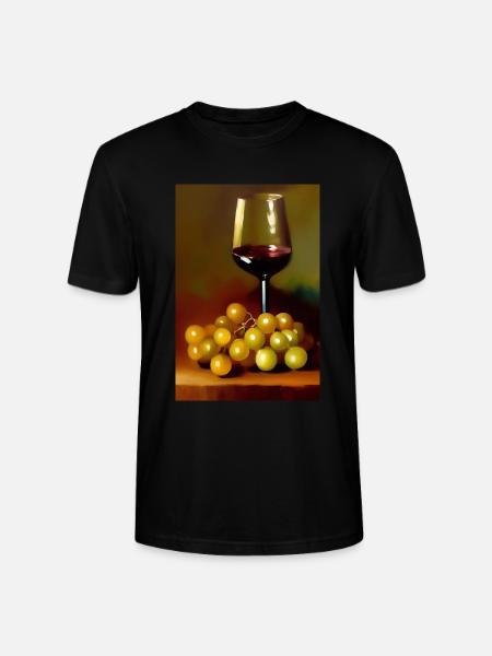 Wine drinkers - Stanley/Stella CRAFTER Unisex Organic T-Shirt - black