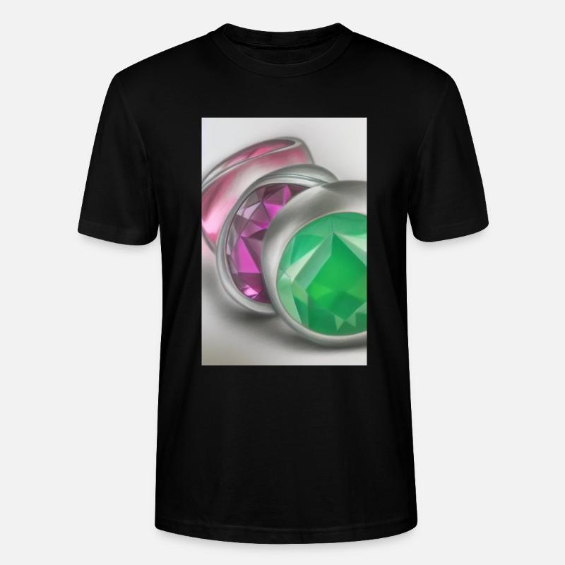 Edelsteine - Stanley/Stella Unisex Bio-T-Shirt CRAFTER - Schwarz