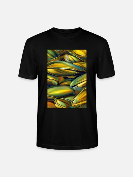 Moules - T-shirt bio CRAFTER Stanley Stella Unisexe - noir