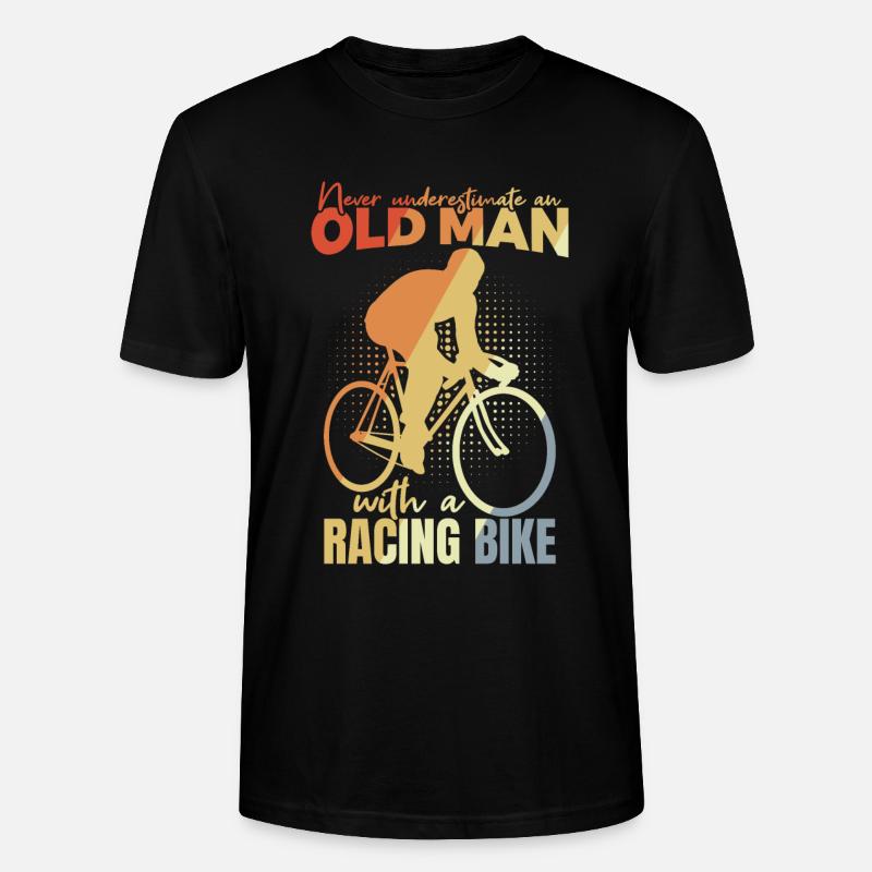 Papi vélo - T-shirt bio CRAFTER Stanley Stella Unisexe - noir