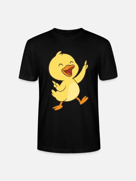 Dancing ducklings - Stanley/Stella CRAFTER Unisex Organic T-Shirt - black