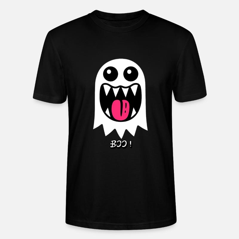 Ghost Buh - Stanley/Stella Unisex Bio-T-Shirt CRAFTER - Schwarz