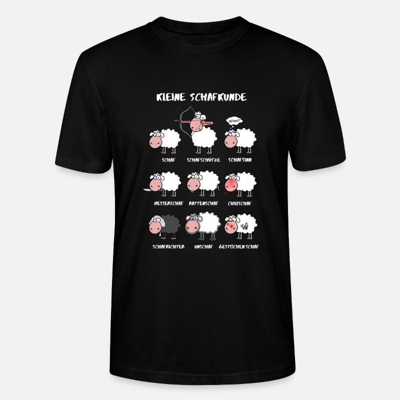 Un peu de connaissances moutons - T-shirt bio CRAFTER Stanley Stella Unisexe - noir