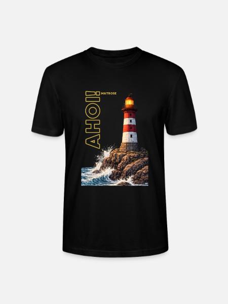 AHOI! Sailor - Stanley/Stella CRAFTER Unisex Organic T-Shirt - black