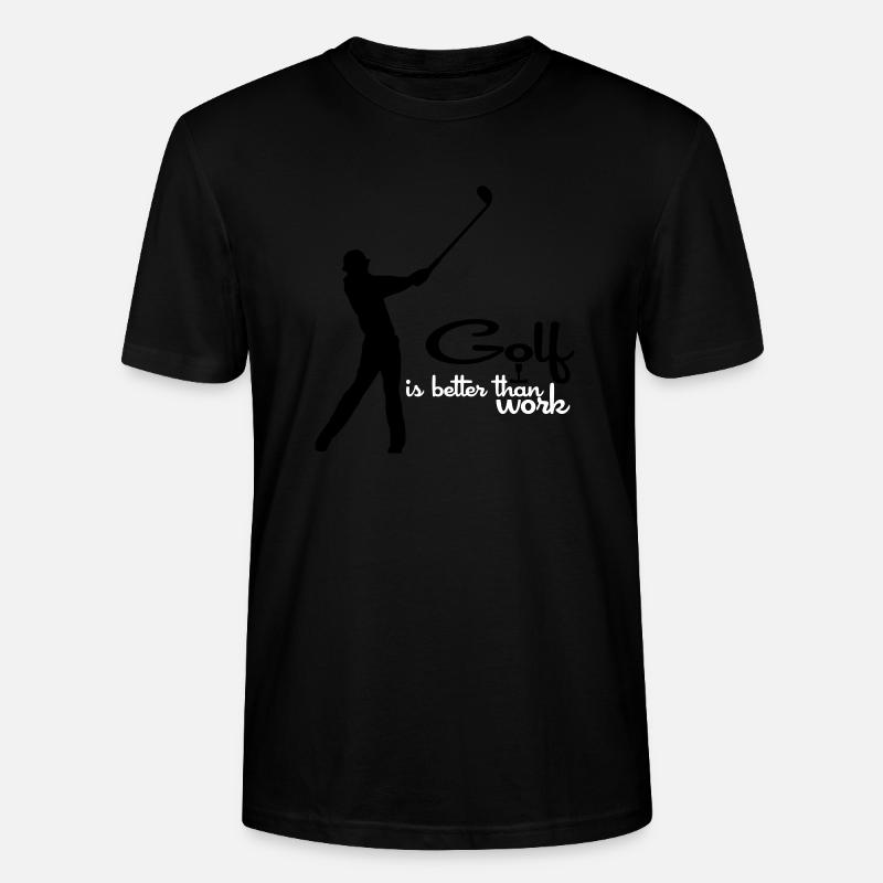 golf - T-shirt bio CRAFTER Stanley Stella Unisexe - noir