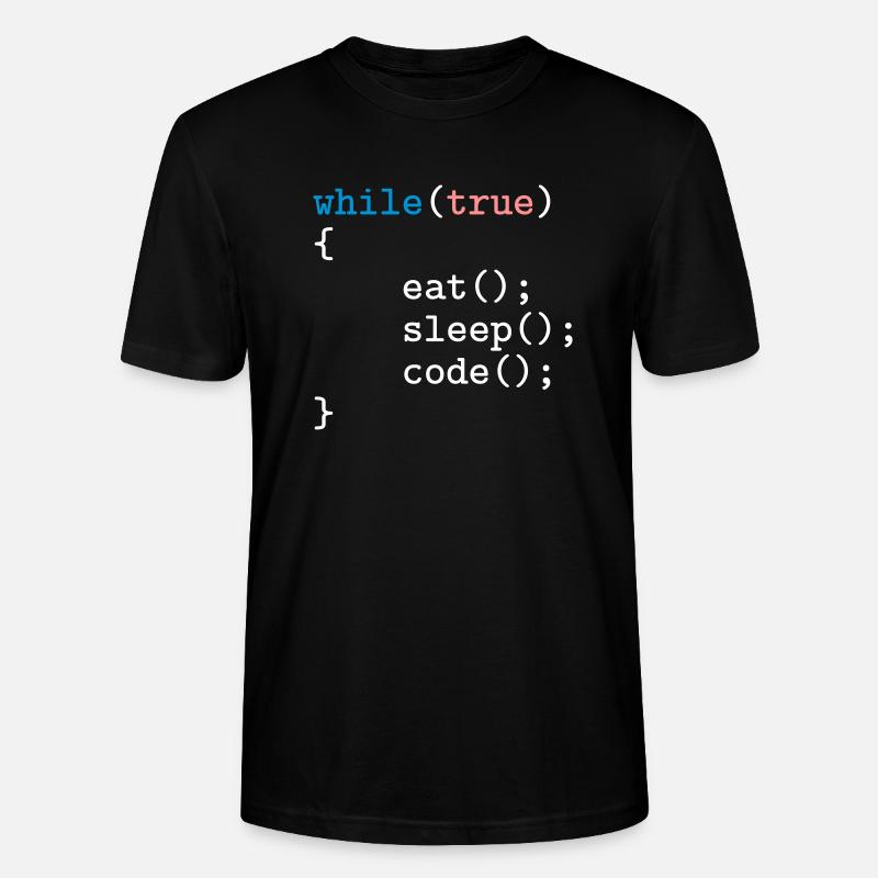 Programmierer, Software, Informatik, Developer - Stanley/Stella Unisex Bio-T-Shirt CRAFTER - Schwarz