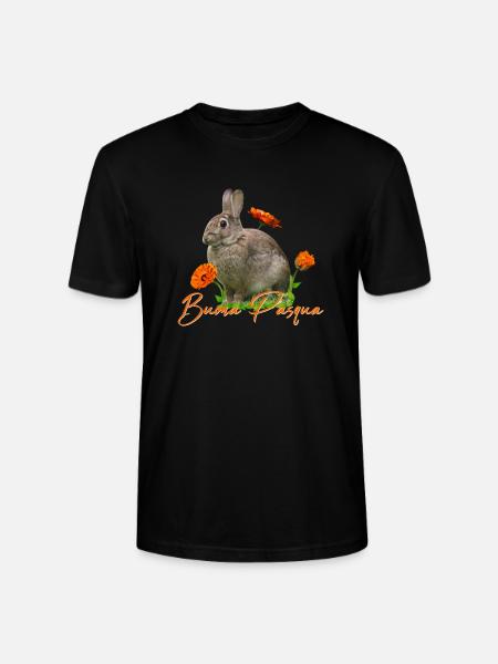 buona pasqua - Stanley/Stella Unisex Bio-T-Shirt CRAFTER - Schwarz
