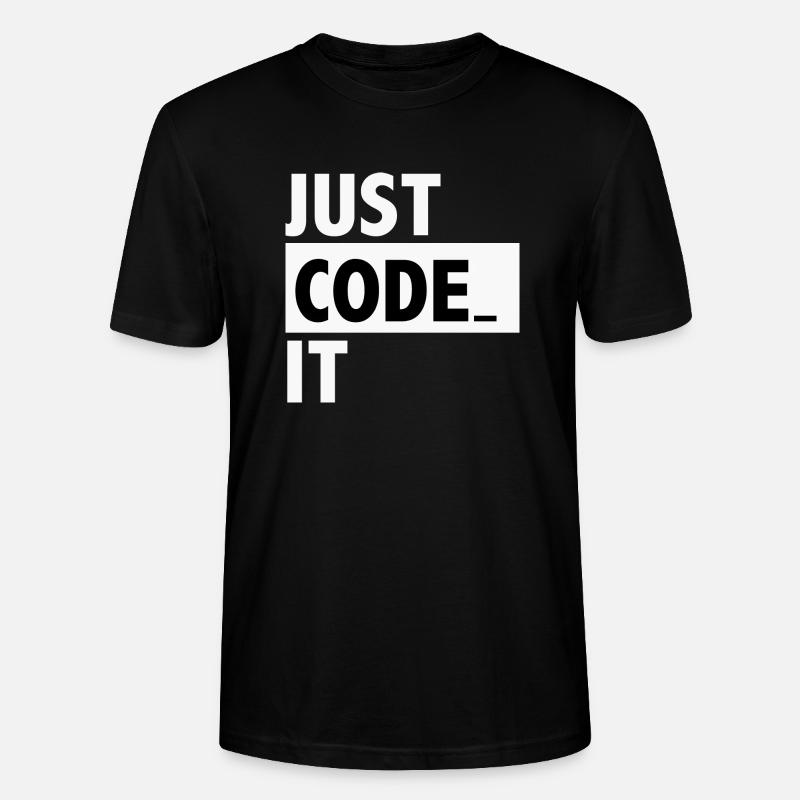 just code it - T-shirt bio CRAFTER Stanley Stella Unisexe - noir