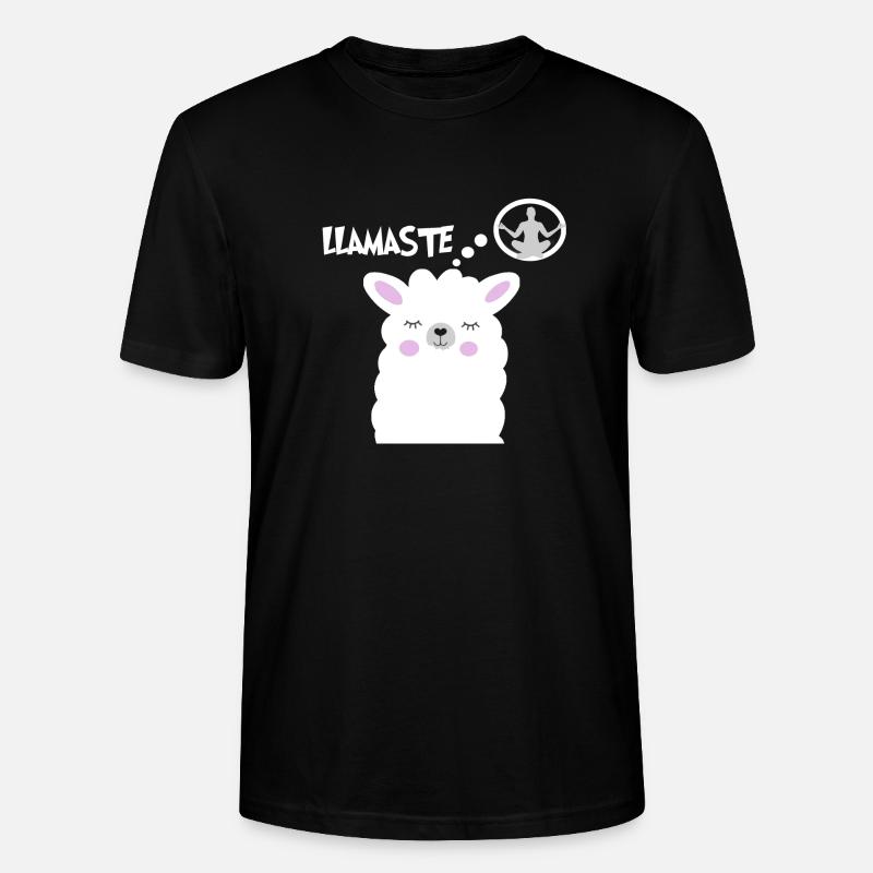 LLAMASTE - Stanley/Stella Unisex Bio-T-Shirt CRAFTER - Schwarz