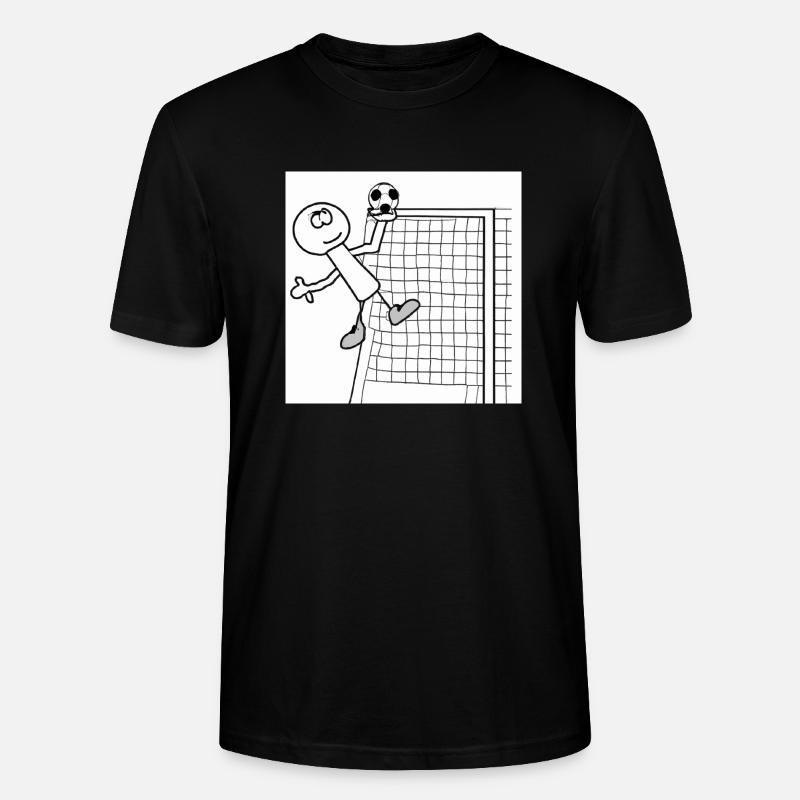 Fussballcomic - Stanley/Stella Unisex Bio-T-Shirt CRAFTER - Schwarz