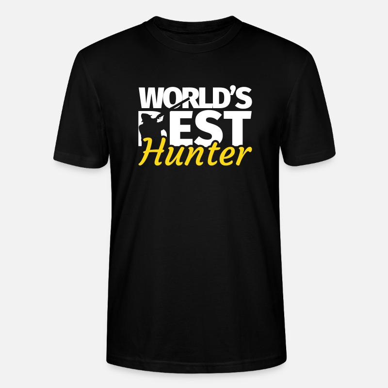 Jagen Jagd Jäger - Stanley/Stella Unisex Bio-T-Shirt CRAFTER - Schwarz