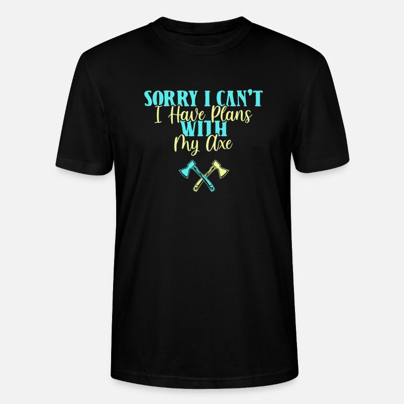 Axe throw axe throwing - Stanley/Stella CRAFTER Unisex Organic T-Shirt - black