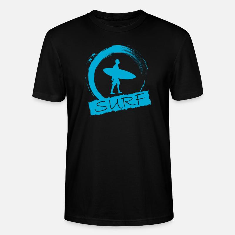 Surfing - Stanley/Stella Unisex Bio-T-Shirt CRAFTER - Schwarz