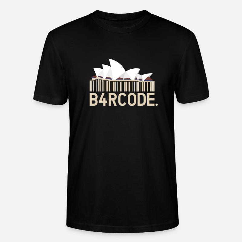 B4RCODE. Sydney - T-shirt bio CRAFTER Stanley Stella Unisexe - noir