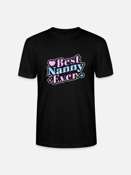 Nanny Babysitter Childminder - Stanley/Stella CRAFTER Unisex Organic T-Shirt - black