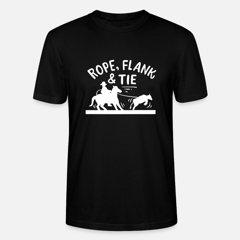 Team Roping - Stanley/Stella Unisex Bio-T-Shirt CRAFTER - Schwarz