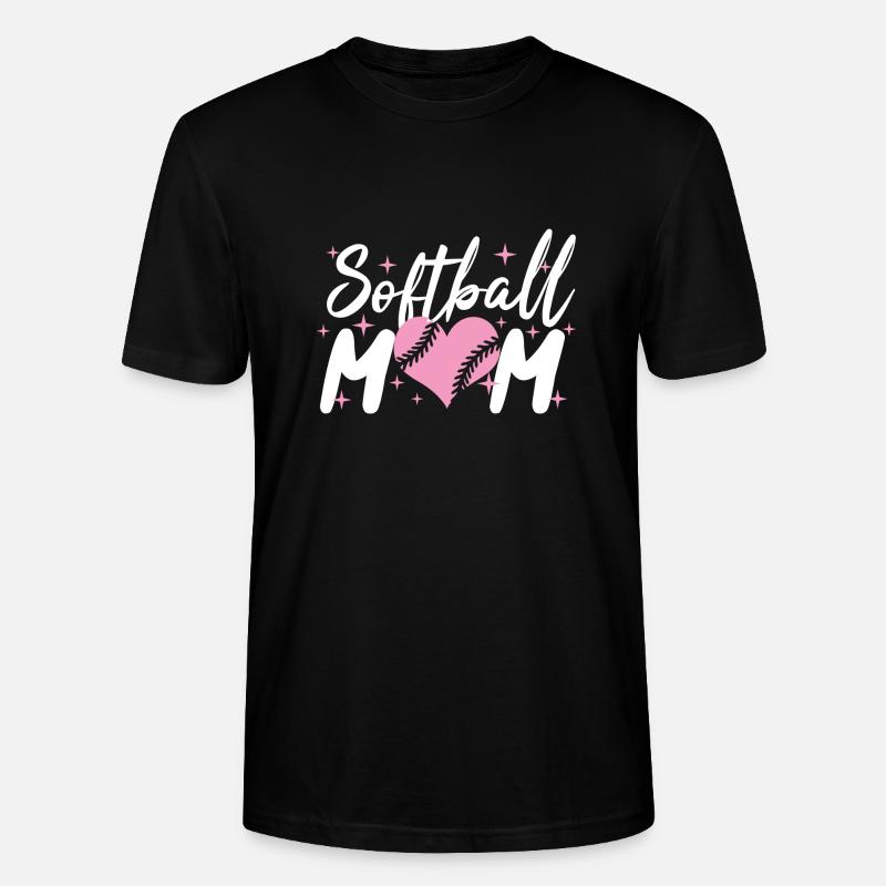 Softball - Stanley/Stella Unisex Bio-T-Shirt CRAFTER - Schwarz