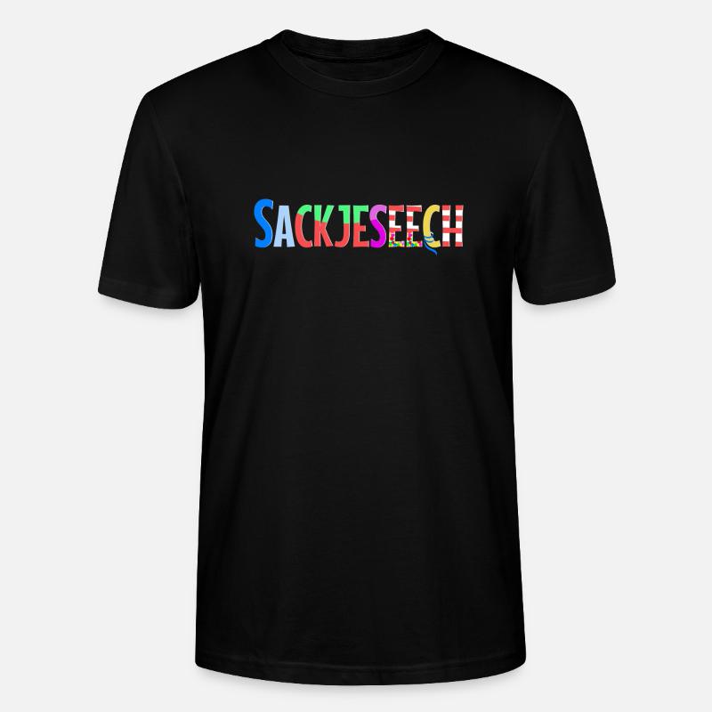 Sackjeseech - Stanley/Stella Unisex Bio-T-Shirt CRAFTER - Schwarz