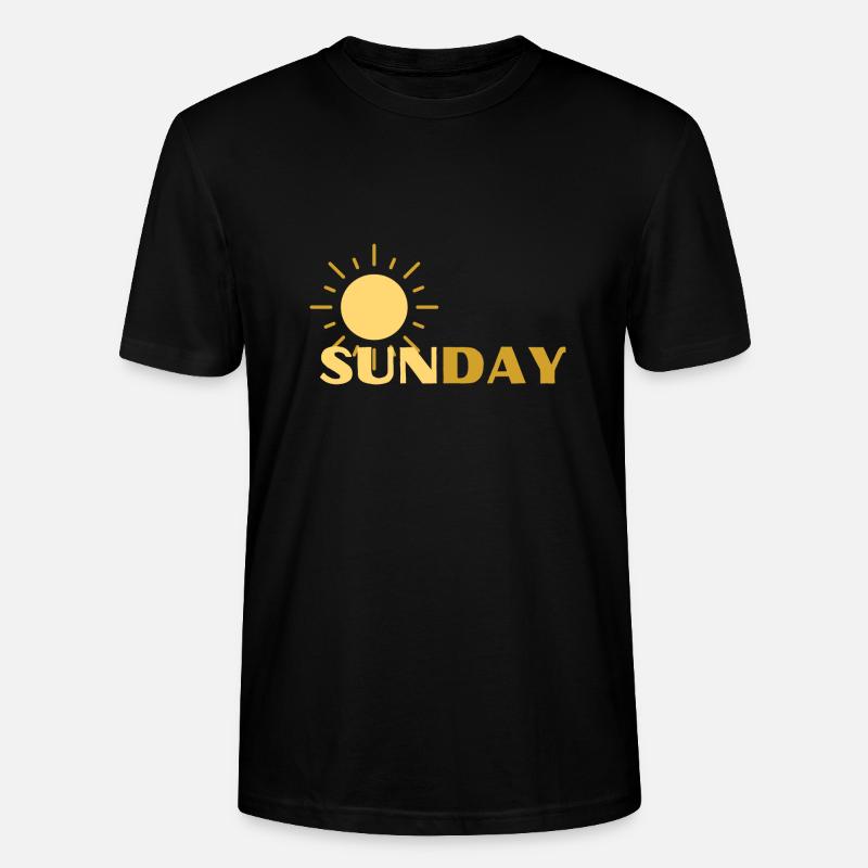 SUNDAY - Stanley/Stella Unisex Bio-T-Shirt CRAFTER - Schwarz