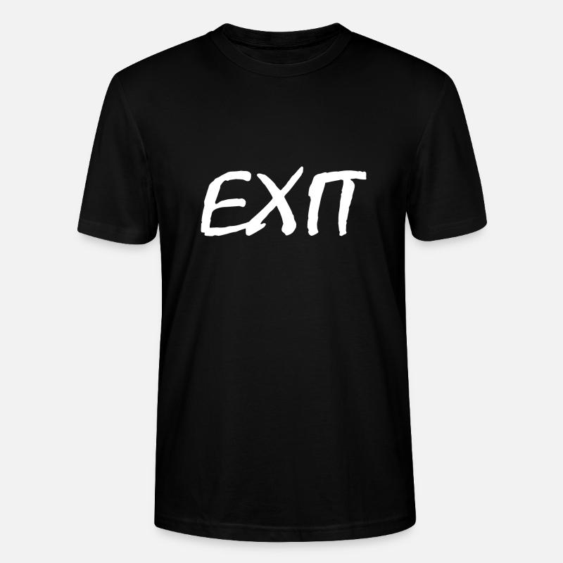 Exit - Stanley/Stella Unisex Bio-T-Shirt CRAFTER - Schwarz