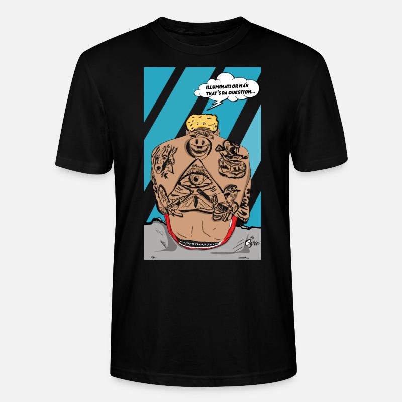 Illuminati oder nicht - Stanley/Stella Unisex Bio-T-Shirt CRAFTER - Schwarz
