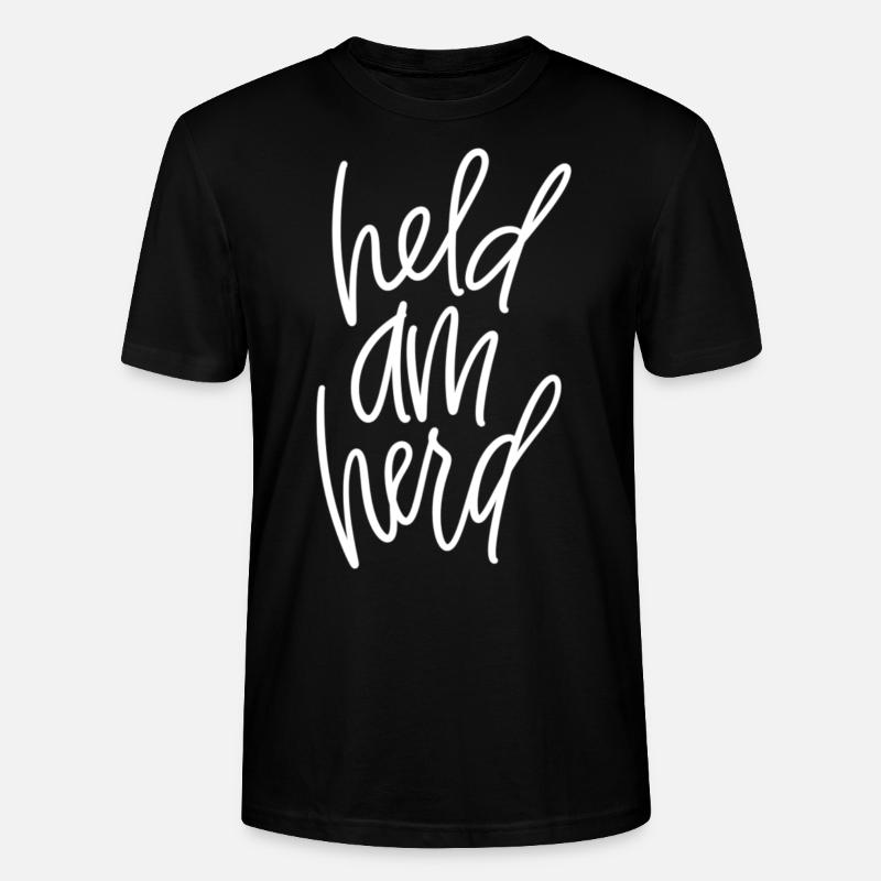 Held am Herd - Stanley/Stella Unisex Bio-T-Shirt CRAFTER - Schwarz