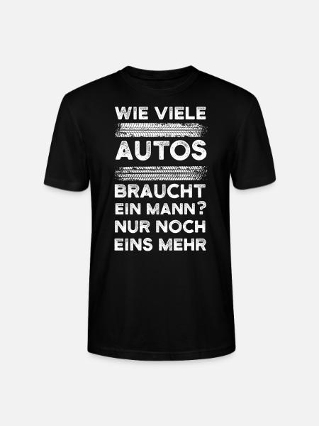 Auto Mechaniker Autos Geschenk - Stanley/Stella Unisex Bio-T-Shirt CRAFTER - Schwarz