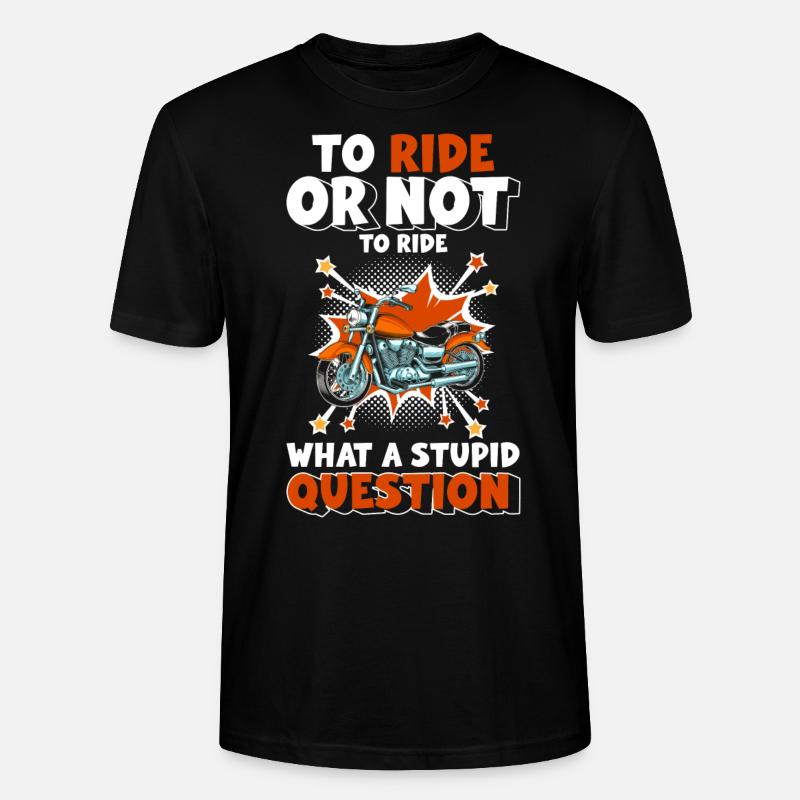 Retro Style Illustration - Stanley/Stella Unisex Bio-T-Shirt CRAFTER - Schwarz