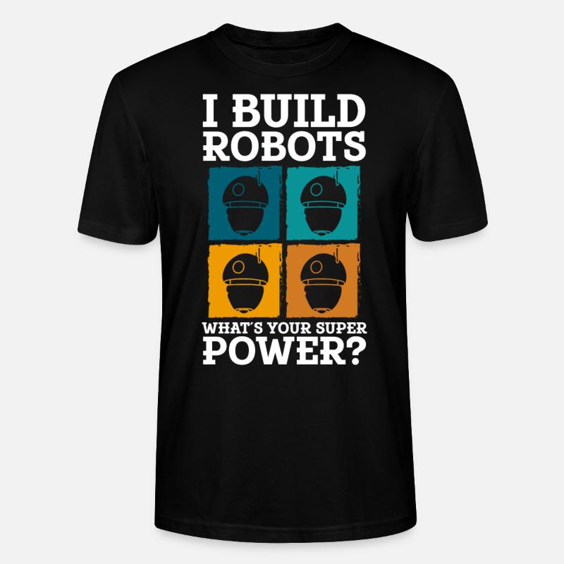 Android Electrique Cyborg - T-shirt bio CRAFTER Stanley Stella Unisexe - noir