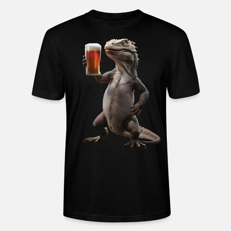 Komodo Bier - Stanley/Stella Unisex Bio-T-Shirt CRAFTER - Schwarz