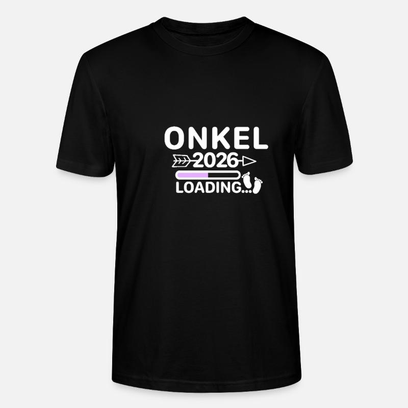 Onkel 2026 - Stanley/Stella Unisex Bio-T-Shirt CRAFTER - Schwarz