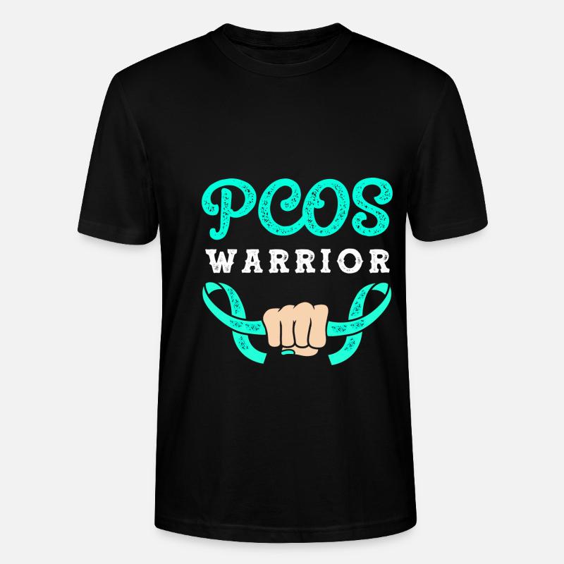 Pcos-Bewusstsein - Stanley/Stella Unisex Bio-T-Shirt CRAFTER - Schwarz