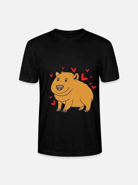 Capybara - T-shirt bio CRAFTER Stanley Stella Unisexe - noir