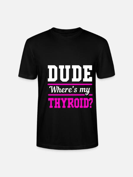 Thyroid cancer Thyroid cancer - Stanley/Stella CRAFTER Unisex Organic T-Shirt - black