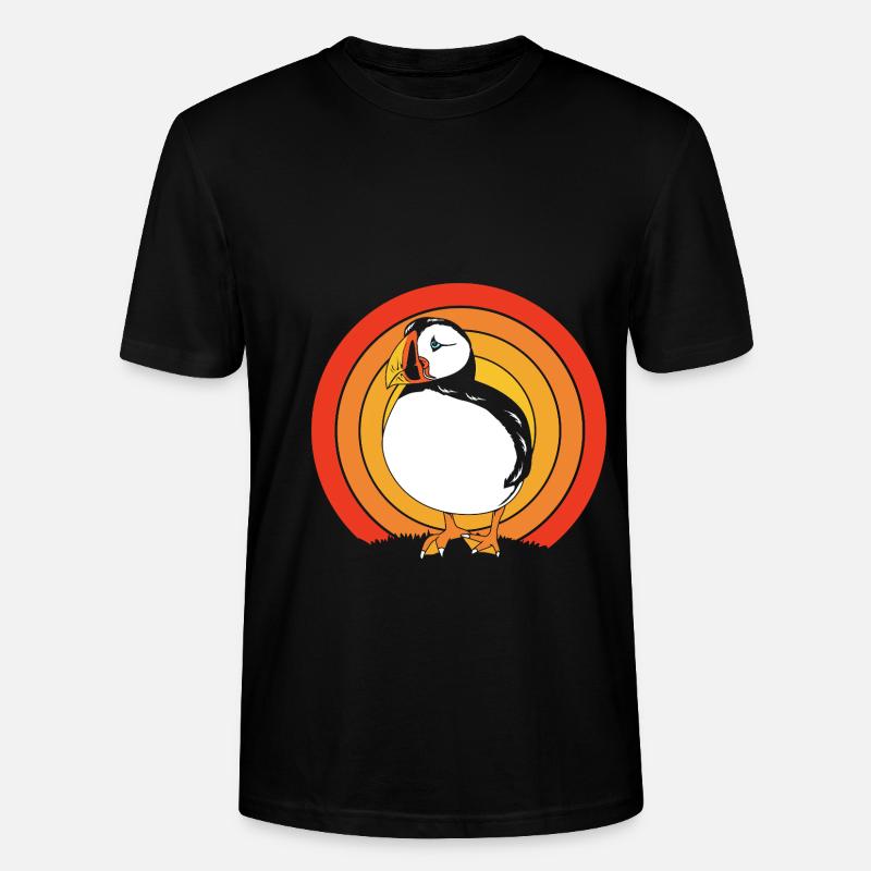 Macareux Papageientaucher - T-shirt bio CRAFTER Stanley Stella Unisexe - noir