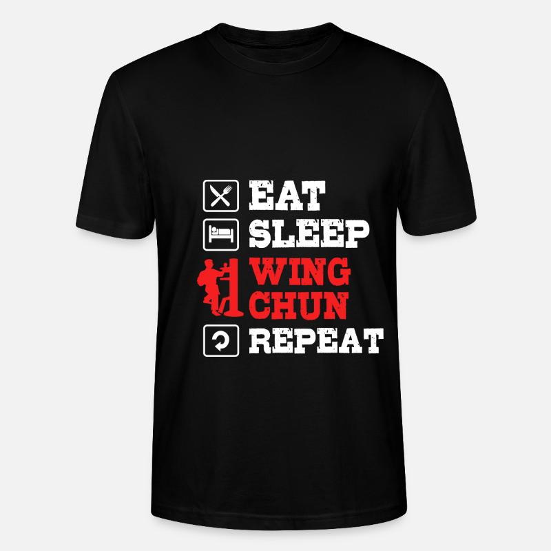 Wing Chun - Stanley/Stella Unisex Bio-T-Shirt CRAFTER - Schwarz