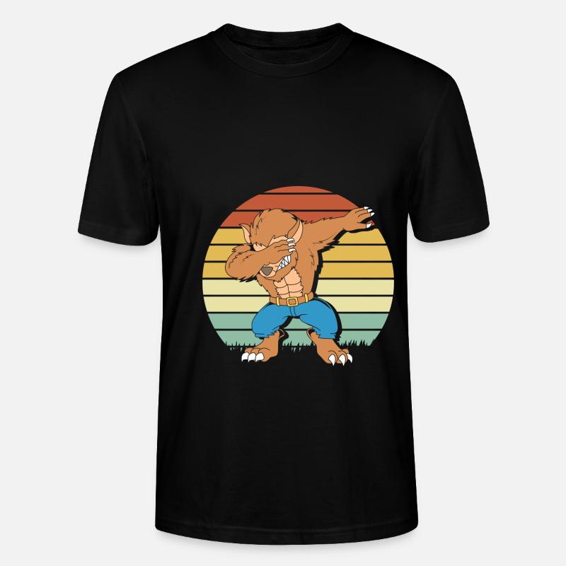Werwolf - Stanley/Stella Unisex Bio-T-Shirt CRAFTER - Schwarz