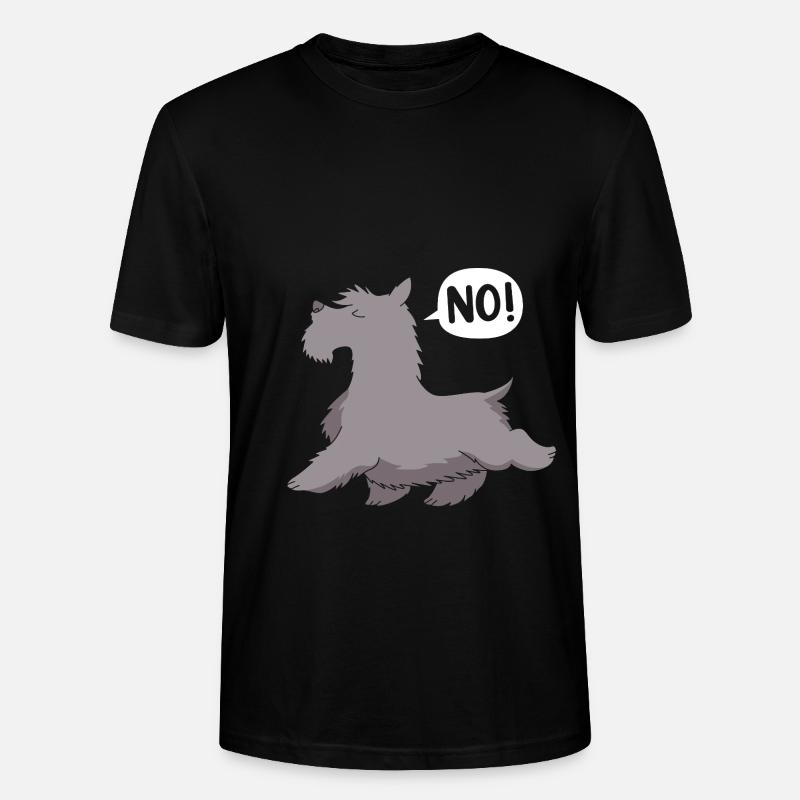 Scottish Terrier - Stanley/Stella Unisex Bio-T-Shirt CRAFTER - Schwarz